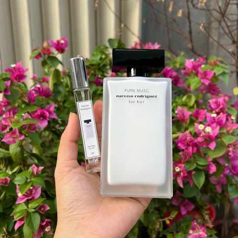 Mẫu thử 10ml Nước hoa nữ Narciso Rodriguez For Her Pure Musc Nar trắng chiết 659490