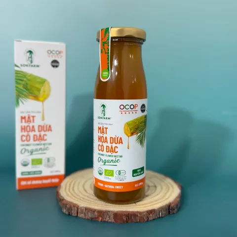 Mật hoa dừa cô đặc organic Sokfarm 250g - Coconut Flower Nectar - hàng Việt. 659561
