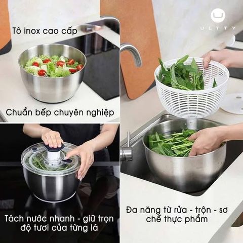 Rổ Quay Rau Cao Cấp ULTTY