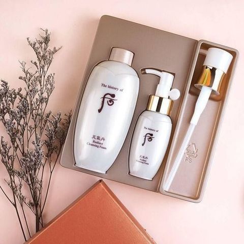 Set Sữa Rửa Mặt Whoo Tái Sinh Radiant Cleansing Foam 250ml 659716