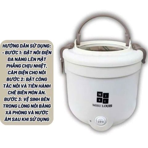 Nồi Hầm Lẩu Điện, Đa Chức Năng 2.5L 