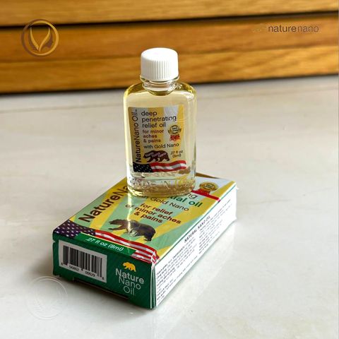 Dầu gió thiên nhiên hiệu con gấu Nhập khẩu chính hãng Mỹ Nature Nano Oil 8ml