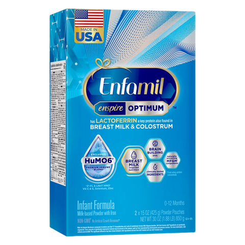 Sản phẩm dinh dưỡng công thức Enfamil Enspire Optimum, 850g (hộp giấy)