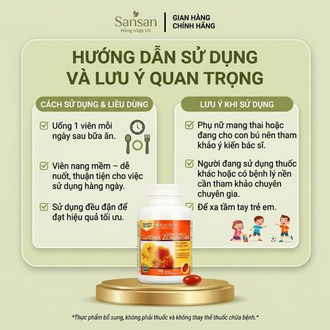 TPBVSK Trunature Lutein & Zeaxanthin Vision Complex 140 Viên, Bảo Vệ Võng Mạc, Giảm Ánh Sáng Xanh, Hỗ Trợ Thị Lực