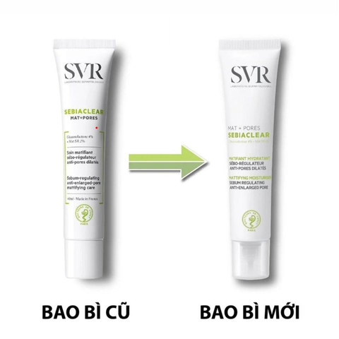 Kem Dưỡng Giảm Mụn SVR Sebiaclear Mat + Pores 40mL