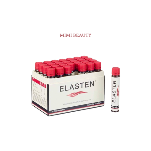 Elasten Collagen Giúp Da Căng Mịn, Tóc Chắc Khỏe - Collagen Đức 28 ống x 25ml