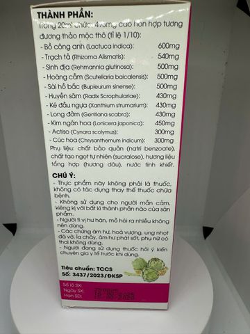 Mát Gan Thanh Nhiệt Phước An, 280 ml, Giúp giải độc, giảm mụn nhọt, vàng da, nóng gan