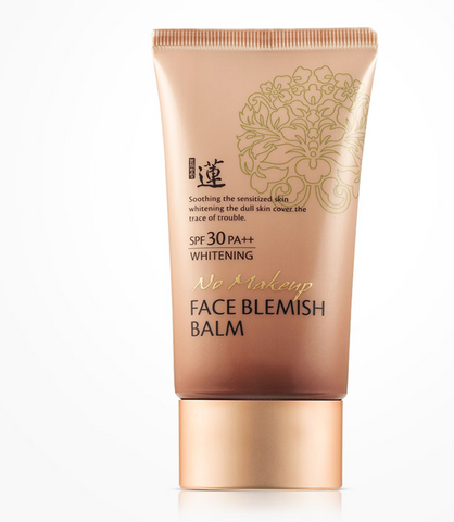 Kem nền BB + Kem chống nắng làm trắng da, dưỡng ẩm và làm mờ nám tàn nhang Welcos no makeup face blemish balm 50ml
