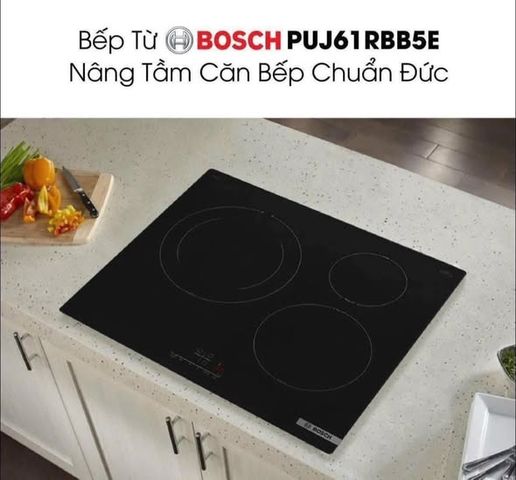 BẾP TỪ BOSCH 3 VÙNG NẤU - PUJ61RBB5E seri 4