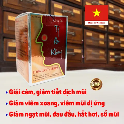 Cường Lực Tỷ An Khang - Giải cảm, giảm sổ mũi, hắt hơi, mũi dị ứng, xoang