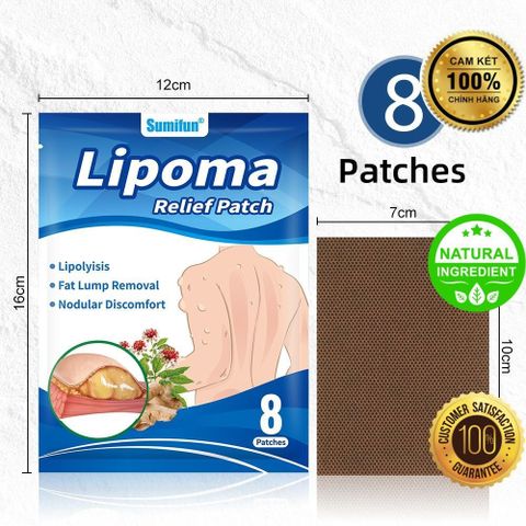 8 Miếng Cao Dán Tan U Bướu Mỡ, Tan Mỡ Bắp Tay, Mỡ Bụng,...Tinh Chất Thảoo dượcc Tự nhiên 100% - SIÊU RẺ