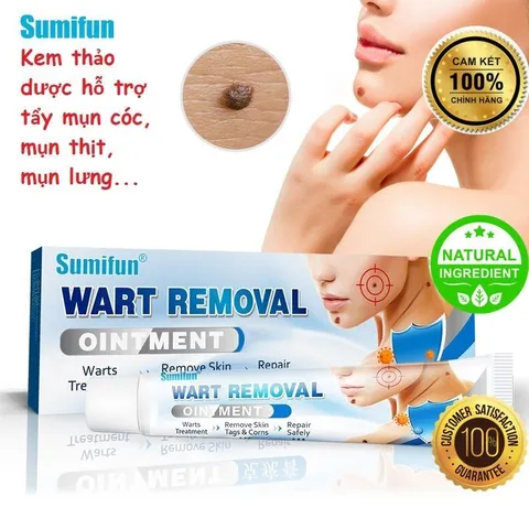 Kem Xóa Nốt Ruồi, Tàn Nhang, Mụn Thịt, Mụn Cóc, thành phần thảo dược thiên nhiên, giá rẻ và an toàn