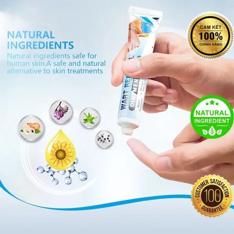 Kem Xóa Nốt Ruồi, Tàn Nhang, Mụn Thịt, Mụn Cóc, thành phần thảo dược thiên nhiên, giá rẻ và an toàn