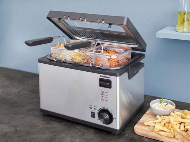  Nồi chiên ngập dầu Silvercrest SEF3 4 lít cỡ lớn