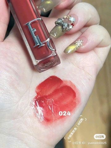 Son Dior Lip Maximizer 024 Brick ( tách set ko vỏ giấy) – Đỏ Gạch, Son Môi Tăng Cường Độ Ẩm, Không Vỏ Hộp, Lý Tưởng Cho Làn Da Tươi Sáng