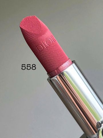 Son môi Dior 558 Grace Velvet - Hồng khô mềm mịn, sang trọng, sản phẩm trang điểm cao cấp dành cho tín đồ làm đẹp