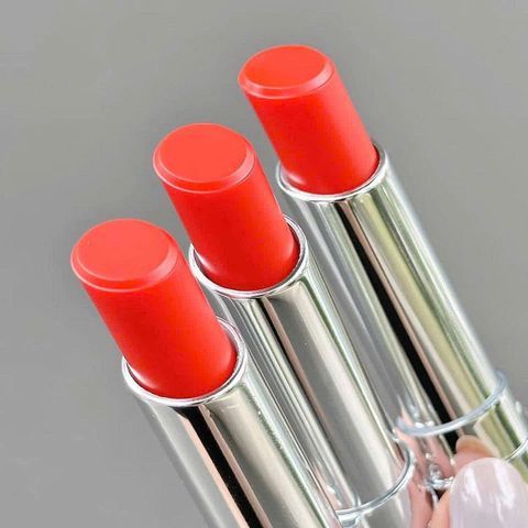 Son Dior Lip Glow 025 Seoul Scarlet - Son Môi Đỏ Cam Tươi, Chất Lượng, Lớp Son Dưỡng Mượt Mà, Phù Hợp Với Mọi Dịp