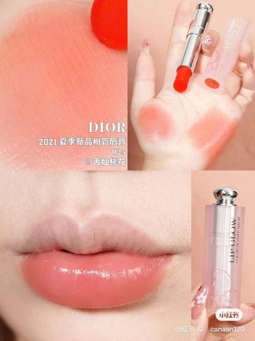 Son Dior Lip Glow 025 Seoul Scarlet - Son Môi Đỏ Cam Tươi, Chất Lượng, Lớp Son Dưỡng Mượt Mà, Phù Hợp Với Mọi Dịp