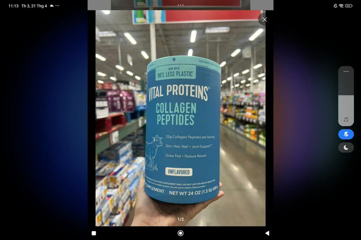 Bột Vital Proteins Collagen Peptides 680g của Mỹ 663509