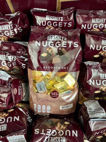 Socola Hershey’s Nuggets Chocolate 1.47kg - Socola Sữa Béo Ngọt Ngào, Thưởng Thức Hương Vị Tuyệt Hảo