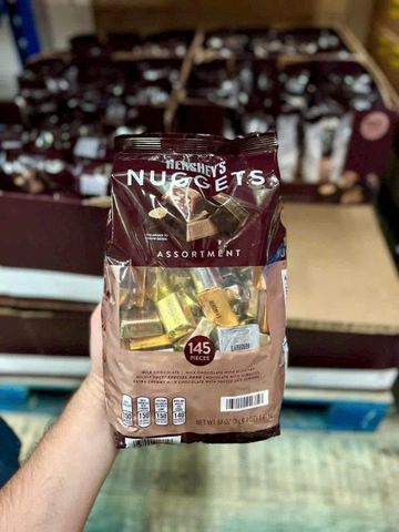 Socola Hershey’s Nuggets Chocolate 1.47kg - Socola Sữa Béo Ngọt Ngào, Thưởng Thức Hương Vị Tuyệt Hảo
