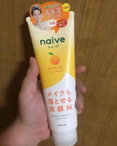 Sữa rửa mặt Kracie NAIVE FACE WASH tuýp 130gr