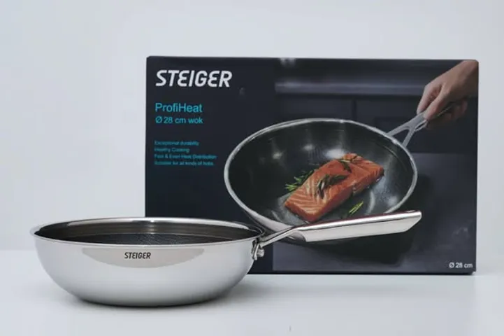CHẢO XÀO CHỐNG DÍNH STEIGER PROFIHEAT 28CM WOK