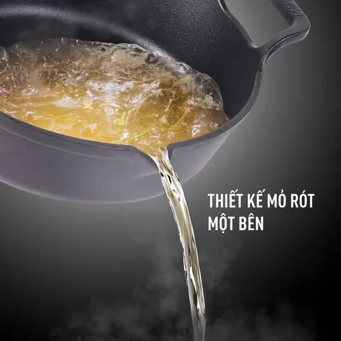 CHẢO GANG MỎ QUẠ GKÖCH 24CM