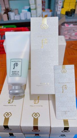 Sữa Rửa Mặt Dưỡng Trắng Whoo Gongjinhyang Seol Brightening Foam Cleanser 180ml