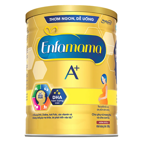 Combo 6 Thực phẩm bổ sung Sản phẩm dinh dưỡng Enfamama A+ hương chocolate 360° Brain Plus 830G
