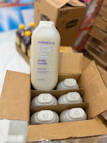 Sữa tắm Method xám: Mùi sữa gạo, bơ, dừa & hạt mỡ 532ml