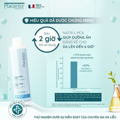 Toner Dưỡng Ẩm Placentor Vegetal Lotion Tonique Florale Floral Toning Lotion