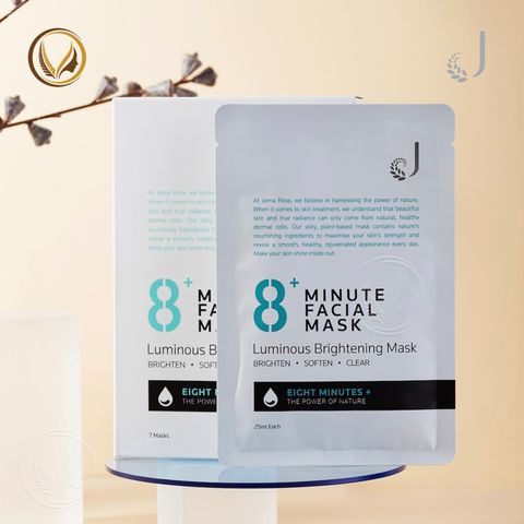 Mặt nạ dưỡng sáng da trong 8 phút New Zealand Jema Rose 8+ Minute Luminous Whitening Mask 7x25ml