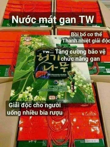Nước Mát Gan Giải Rượu Hovenia Dulcis Taewoong Hàn Quốc cao cấp