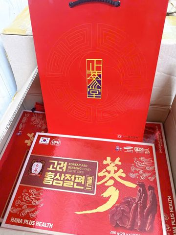 Hồng Sâm Lát Tẩm Mật Ong HANAPLUSHEALTH Hàn Quốc 200gr