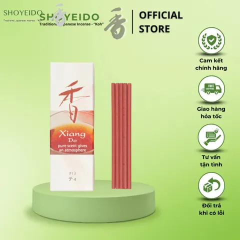 Nhang Thơm Shoyeido Xiang Do Tea - Hương Trà Thanh Khiết (Hộp 20 Nén) - Nhật Bản