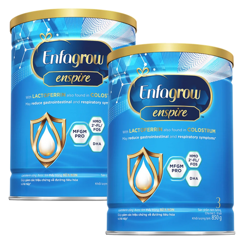 Combo 2 Sữa Enfagrow Enspire 3 850g (2-6 tuổi)