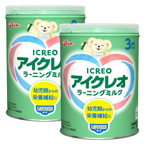 Combo 2 Thực phẩm bổ sung Icreo Learning Milk số 3 820g
