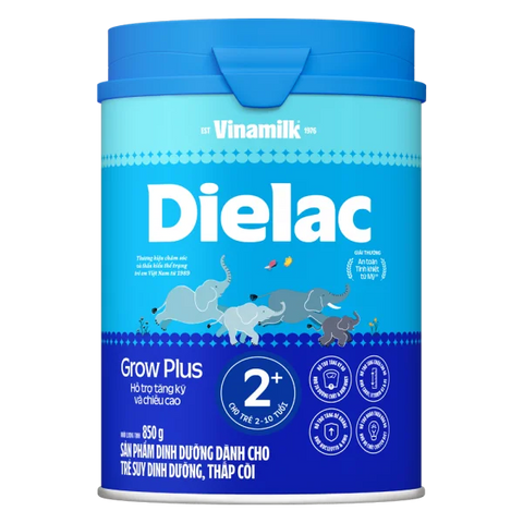 Sữa bột Dielac Grow Plus 2+ 850g (2-10 tuổi)