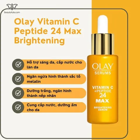 Serum Olay Vitamin C Peptide 24 40ml sáng da