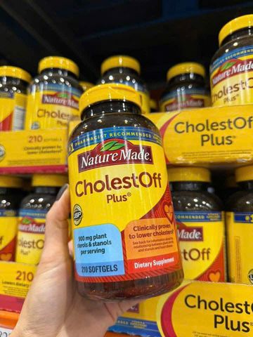 Viên uống giảm cholesterol Nature Made Cholest Off Plus 450mg 210 viên