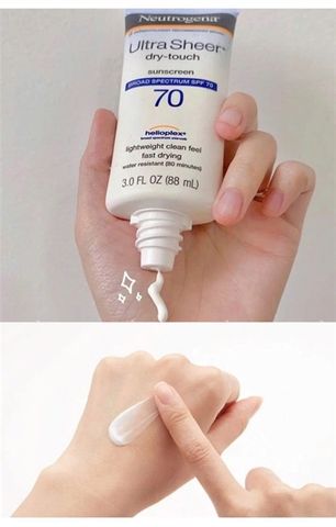 Kem chống nắng Neutrogena Ultra Sheer SPF70 147ml – chống nắng