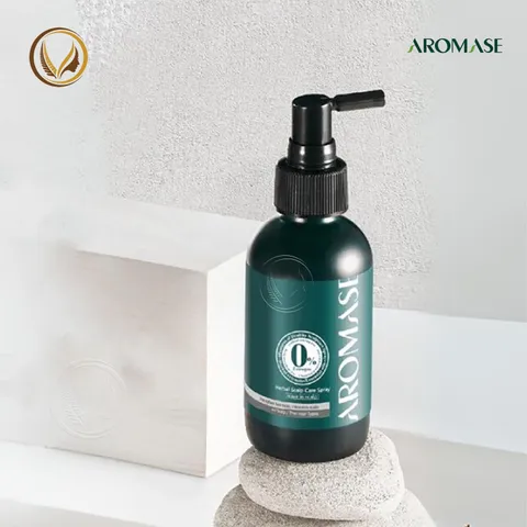 Xịt dưỡng tóc, chăm sóc da đầu AROMASE Herbal Scalp Care Spray 40ml - cho da đầu khô