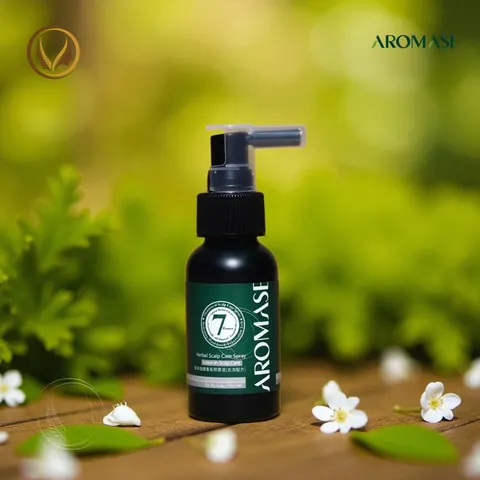 Xịt dưỡng tóc, chăm sóc da đầu AROMASE Herbal Scalp Care Spray 40ml - cho da đầu khô