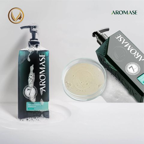 Dầu gội làm phồng tóc, ngăn rụng và giúp mọc tóc AROMASE Hair Volumizing Shampoo 400ml
