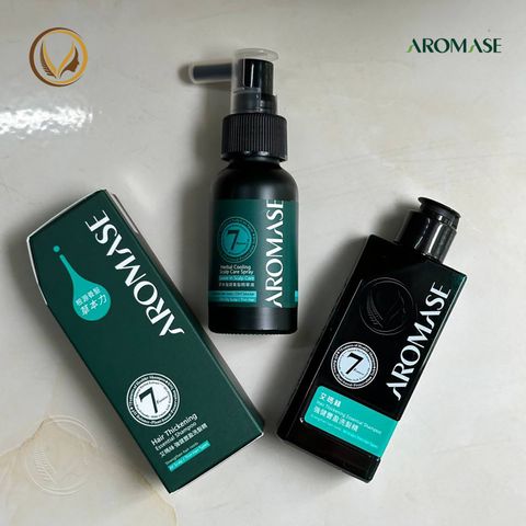 Dầu gội làm phồng tóc, ngăn rụng và giúp mọc tóc AROMASE Hair Volumizing Shampoo 400ml