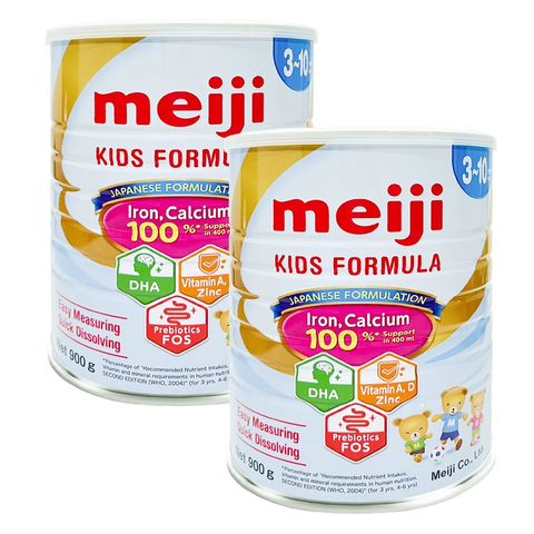 Combo 2 Thực phẩm bổ sung Meiji Kids Formula 900g (3-10 tuổi)