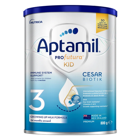 Combo 2 sữa Aptamil Profutura KID Cesarbiotik 3 800g (Từ 2 tuổi)
