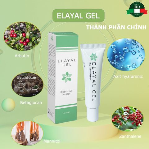 [TOP] Gel Mờ Sẹo Elayal Gel - Nhập Khẩu Italia Chuẩn Y Khoa, Chuyên Sẹo Lồi, Sẹo Lõm, Sẹo Cũ Và Sẹo Mới Tuýp 15ml