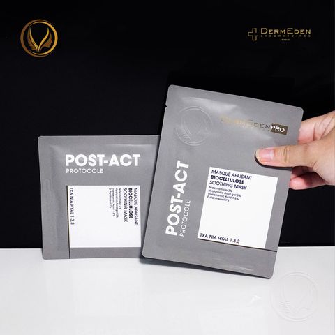 Mặt nạ cấp ẩm làm dịu và phục hồi da DermEden Biocellulose Soothing Mask 5x25ml